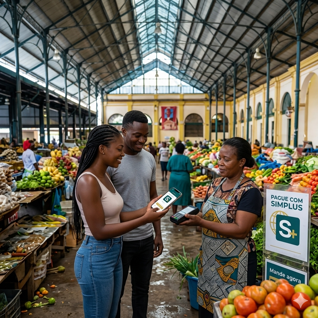Casal no Mercado